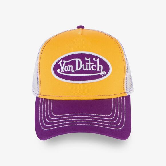 VON DUTCH Purple Gold Trucker Hat Unisex Adult NWT - Picture 8 of 8
